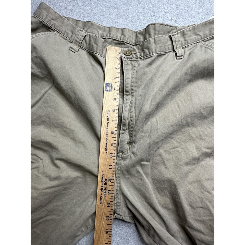 Wrangler Cargo Shorts Mens 42 Khaki Multi Pocket Outdoor Utility Classic Comfort - Picture 8 of 12